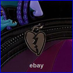 Loungefly Disney Villains Curse Your Hearts Mini Backpack, Wallet And Charm