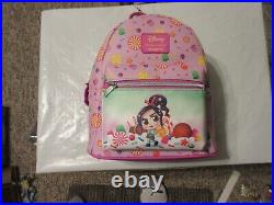 Loungefly Disney Wreck-It Ralph Vanellope Candy Mini Backpack New