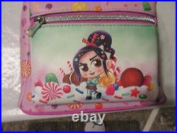 Loungefly Disney Wreck-It Ralph Vanellope Candy Mini Backpack New