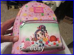 Loungefly Disney Wreck-It Ralph Vanellope Candy Mini Backpack New