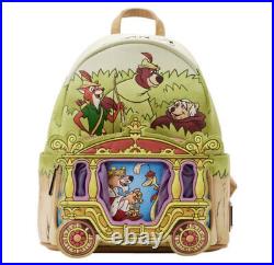 Loungefly Limited Edition Robin Hood Prince John Carriage Mini Backpack NWT Excl