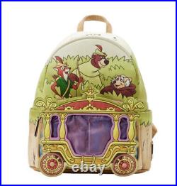 Loungefly Limited Edition Robin Hood Prince John Carriage Mini Backpack NWT Excl