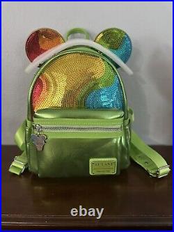 Loungefly Mini Backpack Disney Aulani Exclusive Shave Ice Snow Cone Sequin