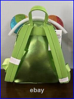 Loungefly Mini Backpack Disney Aulani Exclusive Shave Ice Snow Cone Sequin