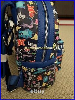 Loungefly Mini Backpack Monsters Inc Pixar Disney AOP