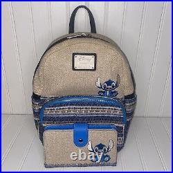 Loungefly Mini Backpack + Wallet Disney Stitch