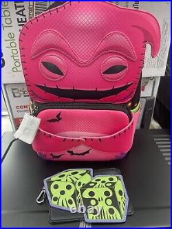 Loungefly Oogie Boogie Neon Cosplay Backpack & Coin Bag Set NBC NYCC Exclusive