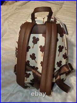 Mickey Premium Ice Cream Bar Loungefly Mini Backpack Disney Parks NWT