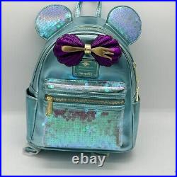 NEW Disney Cruise Line DCL Exclusive Loungefly Ariel Little Mermaid Backpack