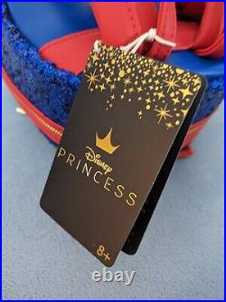 NEW Disney Loungefly Snow White Princess Sequin Series Mini Backpack