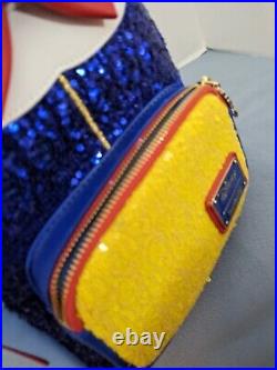 NEW Disney Loungefly Snow White Princess Sequin Series Mini Backpack