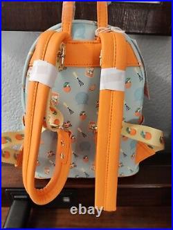 NEW Disney Orange Bird Loungefly Mini Backpack Epcot Flower & Garden Festival