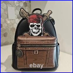 NEW Loungefly Backpack Pirates Of The Caribbean Cosplay School Bag Gift Boy Girl