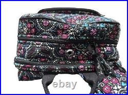 NWOT Disney Vera Bradley MICKEY & MINNIE MOUSE MEDALLION Laptop Pocket Backpack