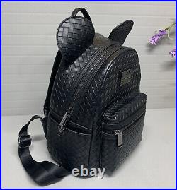 NWOT-Exclusive Collectible Disney Loungefly Black Woven Small BackpackAdorable