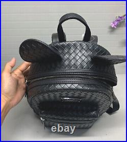 NWOT-Exclusive Collectible Disney Loungefly Black Woven Small BackpackAdorable