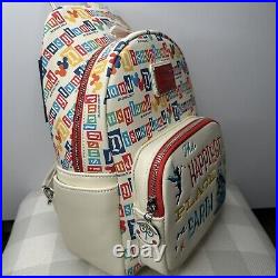 NWT Disney Loungefly 65thAnniversary Disneyland Happiest Place on Earth Backpack