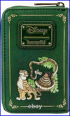 NWT Disney Loungefly Mini Backpack, Wallet, &Charm JungleBook 55th Anniversary