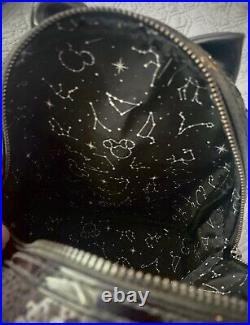 NWT Disney Loungefly X LASR Celestial Dreams Black Iridescent Sequin Backpack