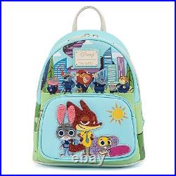 NWT Disney Loungefly Zootopia Mini Backpack