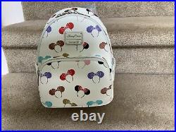 NWT Disney Parks Loungefly Minnie Mouse Ears Holder Mini Backpack