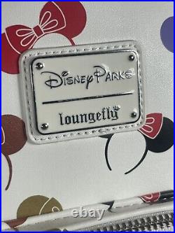 NWT Disney Parks Loungefly Minnie Mouse Ears Holder Mini Backpack