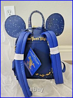 NWT Disney Parks Mickey Mouse Main Attraction Loungefly Mini Backpack Peter Pan