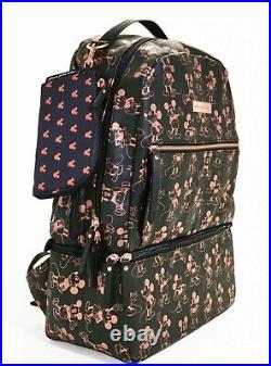 NWT In Plastic Disney X PetuniaPickleBottom MickeyMouse RoseGold/Black Backpack