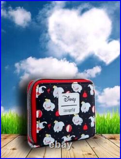 NWT Loungefly Disney Dumbo? Circus Icons Mini Backpack, wallet and CHARM