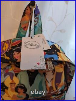 NWT! Loungefly Disney Full Size Backpack Jasmine, Aladdin, Rajah & Genie RARE