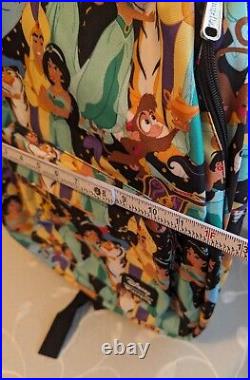 NWT! Loungefly Disney Full Size Backpack Jasmine, Aladdin, Rajah & Genie RARE