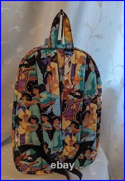 NWT! Loungefly Disney Full Size Backpack Jasmine, Aladdin, Rajah & Genie RARE