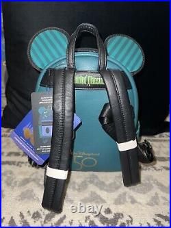 NWT Loungefly Disney Haunted Mansion Glow-in-the-Dark Backpack