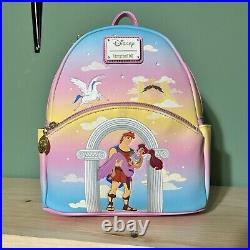 NWT Loungefly Disney Hercules (1997) Clouds Mini Backpack Exclusively Designed