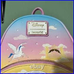 NWT Loungefly Disney Hercules (1997) Clouds Mini Backpack Exclusively Designed