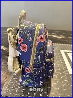 NWT Loungefly Disney Peter Pan Tinkerbell Floral Mini Backpack Fairy Garden