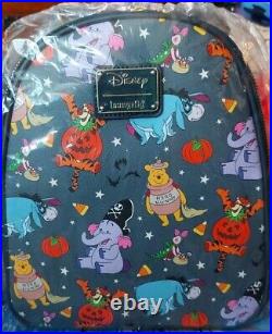 NWT Loungefly Disney Winnie the Pooh Heffalump Halloween Exclusive Mini Backpack