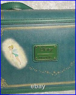 NWT Loungefly Peter Pan Classic Book Crossbody Backpack with Wallet Disney