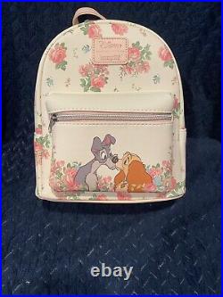 NWT Loungefly mini backpack Lady and the Tramp