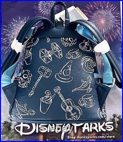 New Disney D23 Expo Gold Member Loungefly Exclusive Mini Backpack NWT