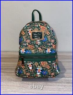 New Disney Loungefly Backpack Enchanted Tiki Room +Map 2023 Disneyland