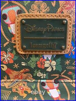 New Disney Loungefly Backpack Enchanted Tiki Room +Map 2023 Disneyland