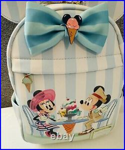 New Disney Loungefly Beach Club Resort Mickey & Minnie Backpack 2024! Scented