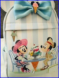 New Disney Loungefly Beach Club Resort Mickey & Minnie Backpack 2024! Scented