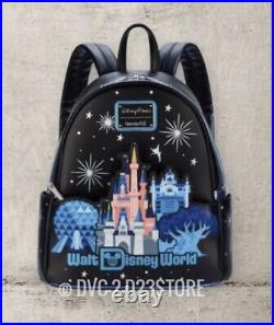 New Disney Parks Loungefly Walt Disney World 4 Parks Icons Mini Backpack