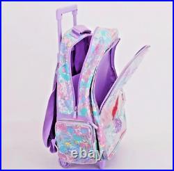 New, Free Shipping! Disney Auatralian Smiggle Little Mermaid Rolling Backpack