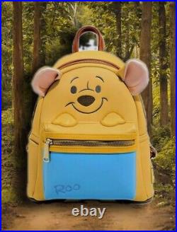 New Loungefly Disney Classic Winnie The Pooh Roo Figural Mini Backpack