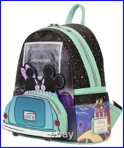 New Loungefly Mickey And Minnie Date Night Mini Backpack 2024