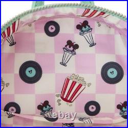 New Loungefly Mickey And Minnie Date Night Mini Backpack 2024