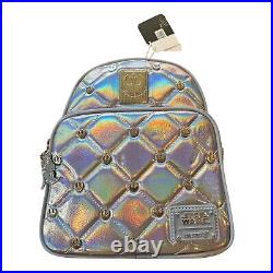 New Loungefly STAR WARS Empire 40th Anniversary Hoth Iridescent Quilted Backpack